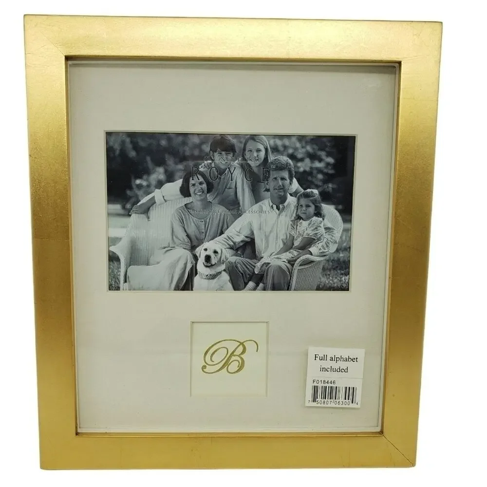 Cynthia Royce Gold Toned Monogram Frame